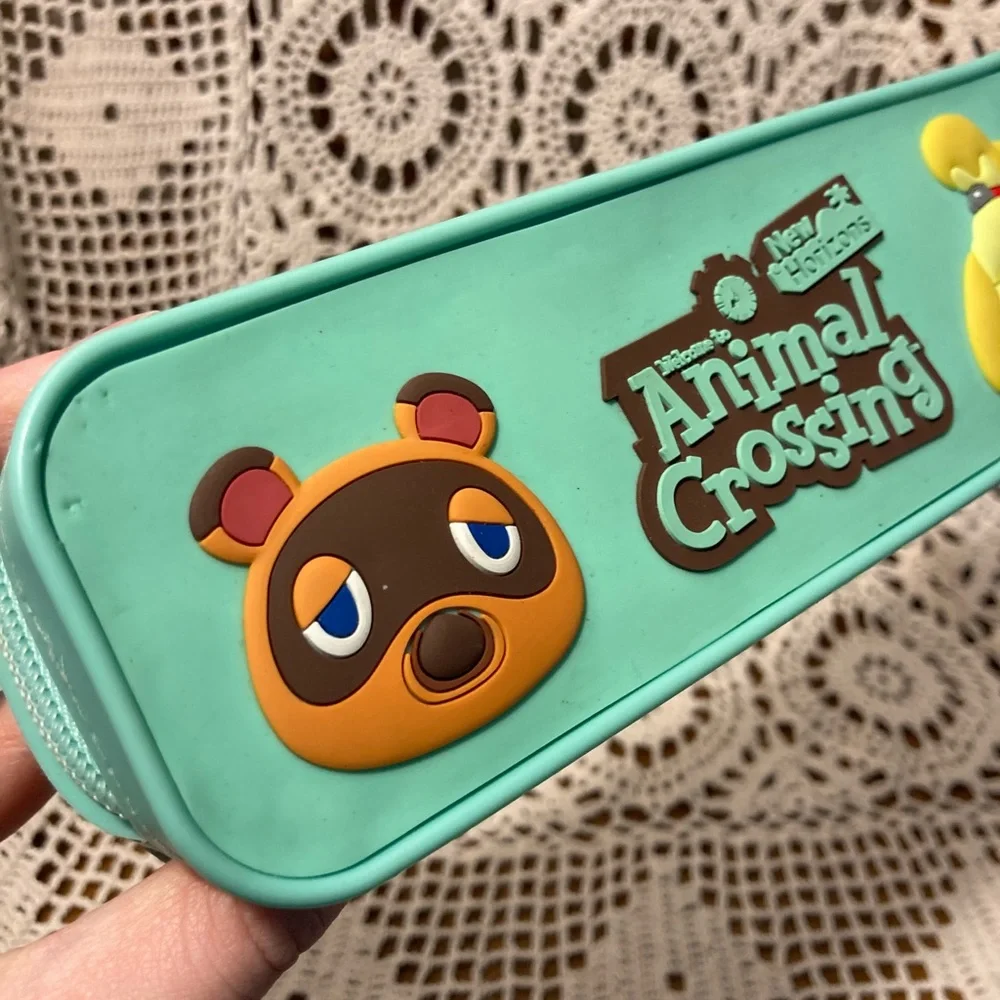 Nintendo Animal Crossing Kawaii Cute Zipped Pencil Case